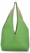 Torebka Shopper Bag z Kosmetyczką firmy Herisson 1901F731 Zielona