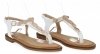 Białe modne sandały damskie firmy Givana