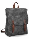 Plecak Damski w Stylu Vintage firmy Herisson 17B336 Szary
