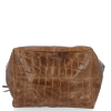 Uniwersalna Torebka Skórzana XL Shopper Bag w motyw zwierzęcy firmy Vittoria Gotti Ziemista