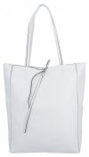 Uniwersalna Torebka Damska Shopper Bag XL Hernan HB0253 Biała