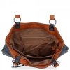 Uniwersalne Torebki Damskie XL firmy Hernan Shopper Bag Granatowa