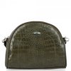 Stylowa Torebka Damska Elegancka Listonoszka w motyw aligatora firmy David Jones Khaki