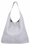 Torebka Damska Shopper Bag XL z Kosmetyczką firmy Herisson H8801 Jasno Szara