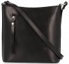 GEANȚĂ DIN PIELE tip poștaș Genuine Leather negru 6002
