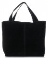 GEANȚĂ DIN PIELE shopper bag Vittoria Gotti negru V501