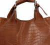 GEANȚĂ DIN PIELE shopper bag Vittoria Gotti roșcat VG804