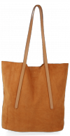 GEANȚĂ DIN PIELE shopper bag Vittoria Gotti roșcat V6590C