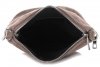 GEANȚĂ DIN PIELE tip poștaș Genuine Leather maro pământiu 85A