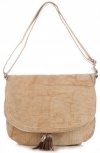 GEANȚĂ DE DAMĂ tip poștaș David Jones bej CM3361