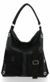 GEANȚĂ DIN PIELE shopper bag Roberto Ricci negru 19145