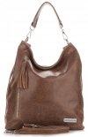 GEANȚĂ DIN PIELE shopper bag Vittoria Gotti maro V8420
