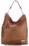 GEANȚĂ DIN PIELE shopper bag Vittoria Gotti roșcat V8420