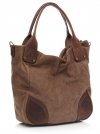 GEANȚĂ DIN PIELE universală Genuine Leather maro pământiu 811746