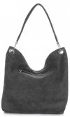 GEANȚĂ DIN PIELE shopper bag Vittoria Gotti gri V3821