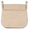 GEANȚĂ DIN PIELE tip poștaș Genuine Leather bej 0003