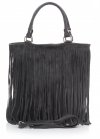 GEANȚĂ DIN PIELE universală Genuine Leather gri 60499