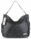 GEANȚĂ DIN PIELE shopper bag Vittoria Gotti gri închis V8818