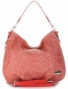 GEANȚĂ DIN PIELE shopper bag Vittoria Gotti zmeură V80013