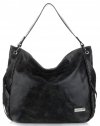 GEANȚĂ DIN PIELE shopper bag Vittoria Gotti negru V8818