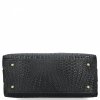 Geantă Elegantă Din Piele Italiană 2 Compartimente 5273 Negru