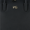 GEANȚĂ DIN PIELE cufăr Vittoria Gotti negru V2392
