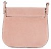 GEANȚĂ DIN PIELE tip poștaș Genuine Leather roz 0003