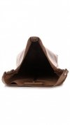 GEANȚĂ DIN PIELE shopper bag Vera Pelle maro pământiu 3292