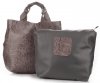 GEANȚĂ DIN PIELE shopper bag Genuine Leather maro pământiu K216