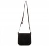 GEANȚĂ DIN PIELE tip poștaș Genuine Leather negru 0003