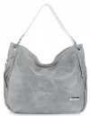 GEANȚĂ DIN PIELE shopper bag Vittoria Gotti gri deschis V8818