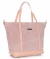 GEANȚĂ DIN PIELE shopper bag Vittoria Gotti roz V2939
