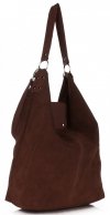 GEANȚĂ DIN PIELE shopper bag Vittoria Gotti ciocolatiu V3292C