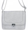 GEANȚĂ DE DAMĂ tip poștaș BEE BAG gri deschis 1002S24