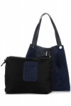 GEANȚĂ DIN PIELE shopper bag Vera Pelle bleumarin 10477