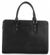 GEANȚĂ DIN PIELE business Vittoria Gotti negru V9047