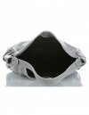 GEANȚĂ DIN PIELE shopper bag Vittoria Gotti gri deschis V8818