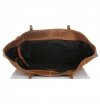 GEANȚĂ DIN PIELE cufăr Genuine Leather roșcat 80042