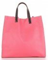 GEANȚĂ DIN PIELE universală Genuine Leather roz  indian 691756