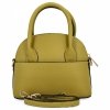 Geantă Mică din Piele Tip Casetă Italiană de Mână 6602 Lime