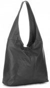 GEANȚĂ DIN PIELE shopper bag Vittoria Gotti gri V3L