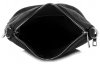 GEANȚĂ DIN PIELE tip poștaș Genuine Leather negru 85A