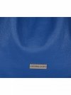 GEANȚĂ DIN PIELE shopper bag Vittoria Gotti cobalt V230