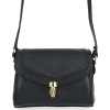 GEANȚĂ DIN PIELE tip poștaș Vittoria Gotti negru V528058