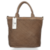 GEANȚĂ DE DAMĂ shopper bag Vittoria Gotti maro pământiu V2400