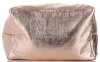 GEANȚĂ DIN PIELE shopper bag Genuine Leather roz 555