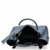Geantă Elegantă din Piele Casetă Italiană 5702 Albastru Deschis