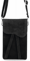 GEANȚĂ DIN PIELE universală Vittoria Gotti negru V6256C