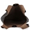Geantă din Piele Italiană Shopper Bag cu Portfard 165 Aurie
