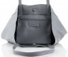 GEANȚĂ DIN PIELE shopper bag Vittoria Gotti gri V299F